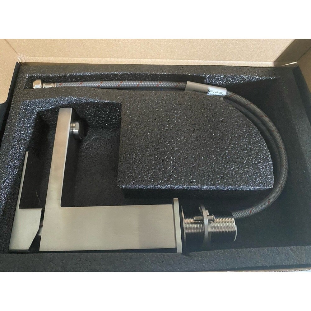 BORUA Mason Single Hole Bathroom Basin Faucet Satin Stainless Steel NIB